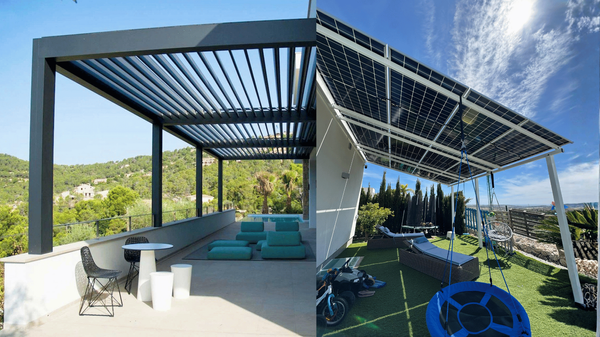 Pérgola Bioclimática vs. Solar: todo lo que necesitas saber antes de decidir
