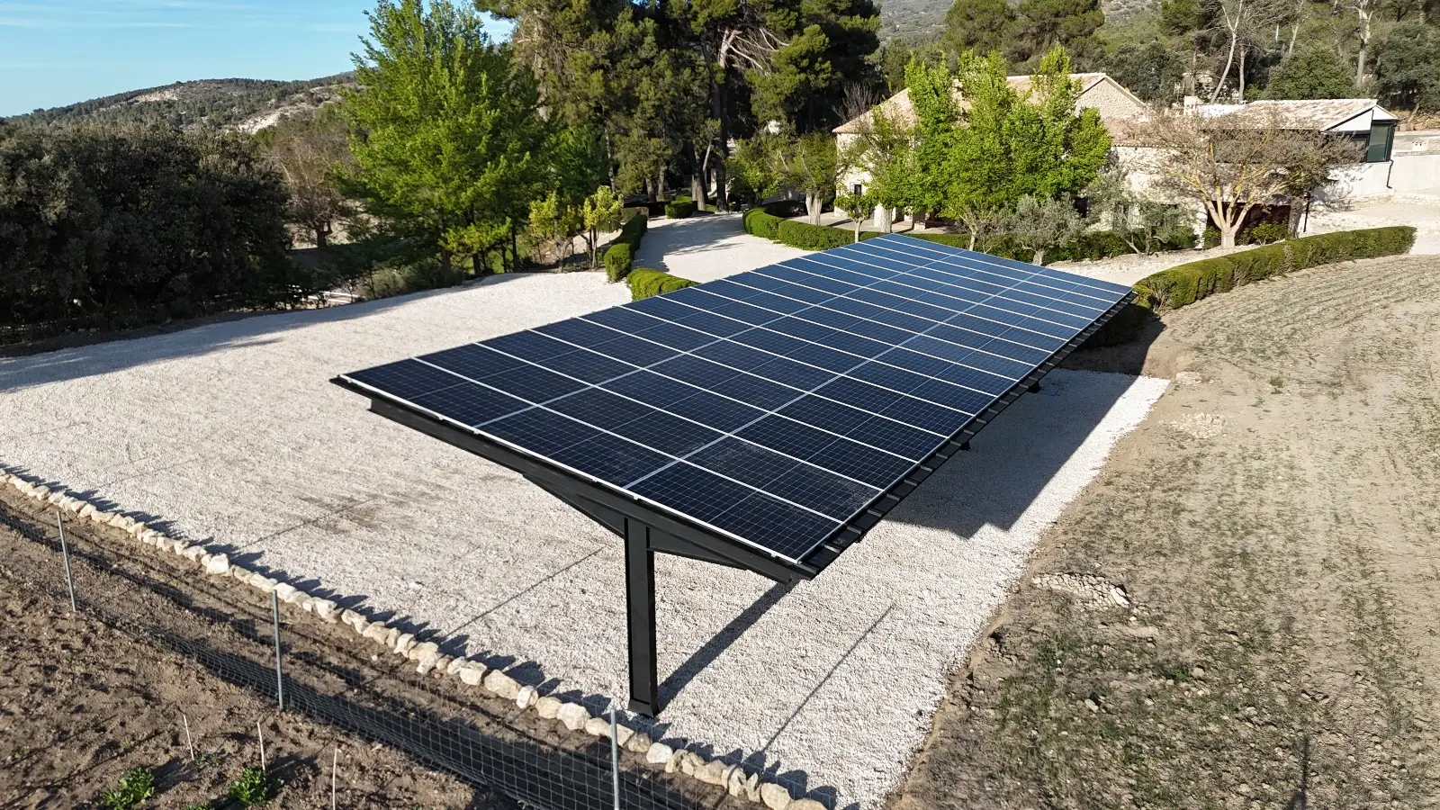 Pergola solar en Jijona